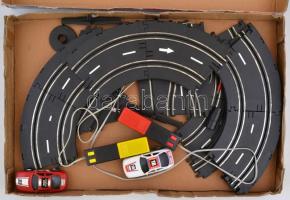 Artin autóverseny pálya, sok páylarész, vezérlők, 2 db autó, eredeti dobozában