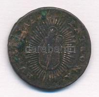 1765. Rézdénár "Mária Terézia / zárt korona" T:2-,3 
Huszár: 1756., Unger III.: 1278