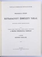 Weszerle József hátrahagyott érmészeti táblái - Szöveggel bővített második kiadás. Kiadja a Magyar N...