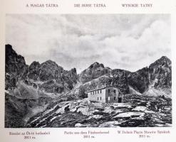 A Magas Tátra. Die Hohe Tatra. Tatry.  Benne Divald Károly fekete-fehér fotóival. Dr. Szlávik Mátyás...