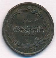 Ausztria 1780W 1kr Cu "Mária Terézia" T:2 
Austria 1780W 1 Kreuzer Cu "Maria Theresi...