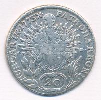1773B/EVM-D 20kr Ag "Mária Terézia" T:2-,3 sérült portré
Huszár: 1700; Unger III.: 1241.a