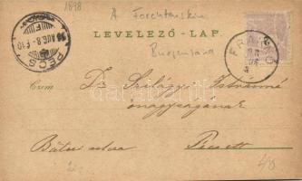 1898 Fraknó, Forchtenstein; Rozália-hegy, Carl Wutzlhofer vendéglője, vár, Bécsújhely kilátó / Schlo...