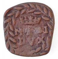 Olasz Államok / Milánó ~1675-1700. 1q Cu "II. Károly" T:2-,3
Italian States / Milan ~1675...