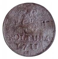 1711. Poltura Ag "I. József" (0,88g) T:3 
Huszár: 1579., Unger II.: 1160