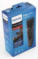 Philips Series 3000 hajvágó készülék, tartozékokkal, eredeti dobozában, jó állapotban