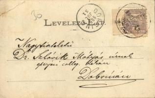 1900 Szomolnok, Schmölnitz, Smolník; látkép, templom / general view with church (EB)