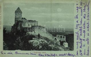 1906 Kővárhely, Podhrágy, Podhradie; Nagytapolcsány vára. Platzko Gyula kiadása / Schloss / castle / Topolciansky hrad (EK)