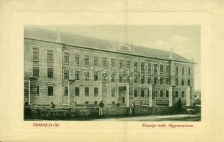 1911 Érsekújvár, Nové Zámky; Községi katolikus főgimnázium. W. L. Bp. 4479. / Catholic high school