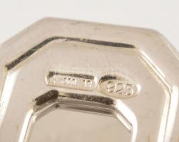 Ezüst(Ag) pénzcsipesz, jelzett, 5×1,5 cm, nettó: 16,5 g