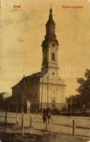 1908 Arad, Szerb ortodox templom. W. L. 518. / Serbian Orthodox church (kopott sarkak / worn corners)