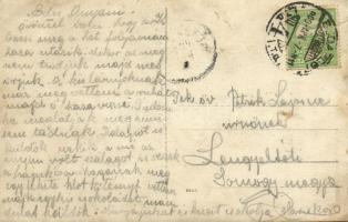 1909 Budapest, vendéglő előtti csoportkép. photo (EK)