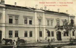 1914 Szászsebes, Mühlbach, Sebesul Sasesc, Sebes; M. kir. erdőhivatal. 237. W. L. 1662. Kiadja J. Hientz / K. ung. Forstamt / forestry office