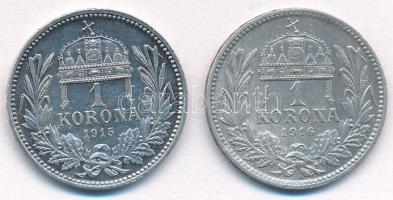 1915KB-1916KB 1K Ag "Ferenc József" (2x) T:1-,2 ph.
Adamo K5.1