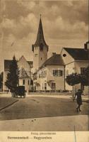 1916 Nagyszeben, Hermannstadt, Sibiu; Evang. Johanniskirche / Evangélikus templom. Kiadja Karl Engber Nr. 12. / Lutheran church (EK)