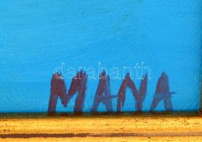 Balog Marianna (1967-): Távoli csúcsok. Olaj, vászon, jelzett, keretben, 50×70 cm