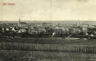1912 Mór, templomok, szőlőhegy (EB)