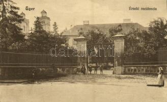 1913 Eger, érseki rezidencia bejárata