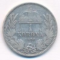 1896KB 1K Ag "Ferenc József" T:2- 
Adamo K5