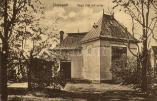 1917 Jászapáti, Vágó Pál festőművész műterme. Koczka Andor kiadása