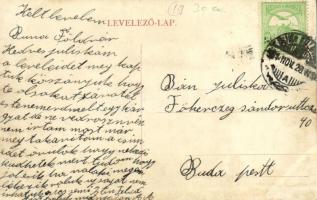 Dunaföldvár, Özv. Nagy Imréné "Stefánia" mulató kertje, kerthelyiség. W.L. (?)