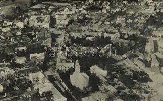 1924 Munkács, Mukacheve, Mukachevo, Mukacevo; Pohledy s létadla / légi felvétel / aerial view