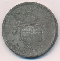 1938. 5P Ag "Szent István" T:2 patina, ph.
Adamo P8.1