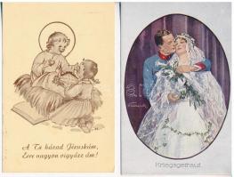 57 régi és néhány modern képeslap: magyar és külföldi városképek, kevés egyéb