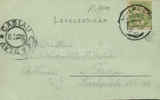 1903 Nádasfő, Rárbok, Rohrbach, Rohozník; Vajari malom, tómalom. Kiadja Wiesner Alfred / Weihermühle...