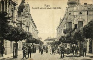 1919 Pápa, Kossuth Lajos utca, Postapalota (Rb)