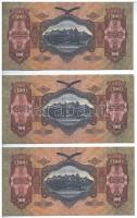 1930. 100P (3x) sorszámkövetők T:II