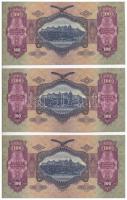 1930. 100P (3x) sorszámkövetők T:II