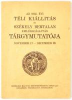 Az 1935 évi téli kiállítás és Székely Bertalan emlékkiállítás tárgymutatója képekkel