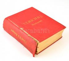 1914. Ulrich B.J. Légszesz, csövek és berendezések vastag, képes termékkatalógus 1360p. Sérült egész...