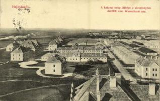 1910 Hajmáskér, Katonai telep látképe a víztoronyból. Fodor Ferenc kiadása
