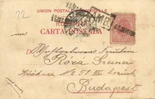 1901 Salutari din Romania! Librariei Storck 951. / Greetings from Romania! Art Nouveau, folklore lit...