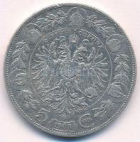 Ausztria 1909. 5K Ag "Ferenc József" T:2-
Austria 1909. 5 Corona Ag "Franz Joseph&qu...