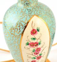 Iparművészeti Vállalatos jelzett porcelán asztali lámpa 25 cm dugalj nélkül + nem hozzávaló lámpabúr...