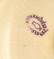 Iparművészeti Vállalatos jelzett porcelán asztali lámpa 25 cm dugalj nélkül + nem hozzávaló lámpabúr...