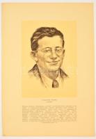 cca 1956 A Magyar Forradalmi Ifjúsági Mozgalom nagy halottai. Bp., é.n, Magyar Kommunista Ifjúsági S...