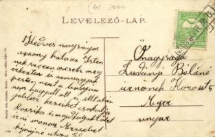 Monor, Kossuth Lajos út. Burján Béla kiadása + "Monor P.U."