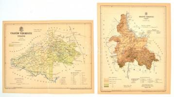 1897 Az összes magyar vármegye térképe.: Posner Károly metszése és nyomása, "Pallas Nagy Lexiko...