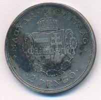 1935. 2P Ag "Rákóczi" T:2 patina
Adamo P7.2