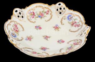 Rosenthal porcelán áttört tányér. Matricás, jelzett, hibátlan d: 19 cm