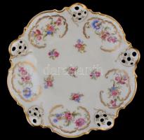 Rosenthal porcelán áttört tányér. Matricás, jelzett, hibátlan d: 19 cm