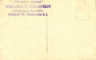 1940 Boldog Magyar Újévet! Mindent a Hazáért. Turáni Vadászok Országos Egyesülete. F. k. Bujtár. Bud...