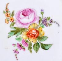 Antoinette porcelán tányér. Kézzel festett, jelzett, hibátlan d: 21 cm