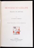 Dr. Darvai Móricz: Benvenuto Cellini élete és művei.  Művészeti könyvtár. Bp.,1907, Lampel R. (Wodia...
