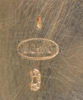 Omega dupla hátsó fedelű ezüst zsebóra. jelzés nélküli szerkezettel. Nem jár. br 73,5 g