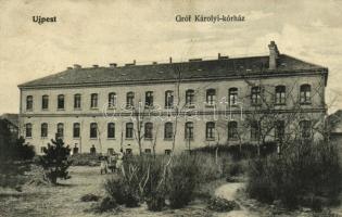 1924 Budapest IV. Újpest, Gróf Károlyi kórház (fa)